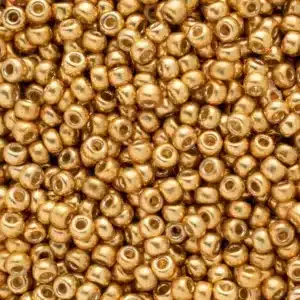 What are the glass seed beads