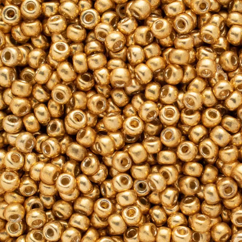 What are the glass seed beads